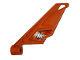Bionicle Wing Small / Tail with Axle Hole with Ninja Skull with Crossed Swords Pattern on Left Side (Sticker) - Set 70600, 61800pb04L