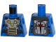 Torso Armor Plate with Straps and Nova Corps Markings Pattern, 973pb1728  