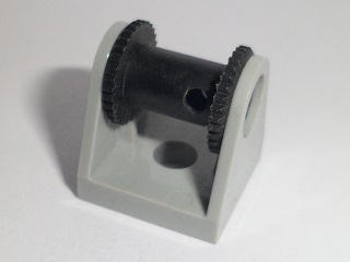 String Reel 2 x 2 Holder with Black Drum (2584 / 2585), 2584c001 Light Gray U