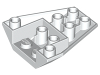 Wedge 4 x 4 Triple Inverted with Connections between 4 Studs, 13349 White N