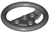 Technic, Steering Wheel Large, 2741 Dark Bluish Gray U