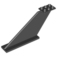 Tail 12 x 2 x 5, 87614 Black U