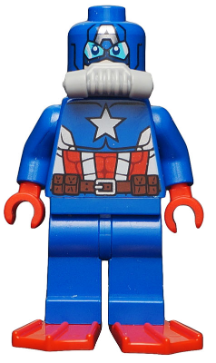 Минифигурка Lego Scuba Captain America sh214