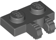 Шарнир Lego Hinge Plate 1 x 2 Locking with 2 Fingers on Side and 9 Teeth 60471 Dark Bluish Gray N