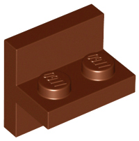 Деталь Lego Скоба Bracket 2 x 2 - 1 x 2 Centered 41682 Reddish Brown N