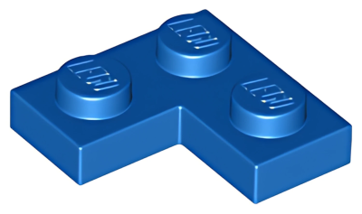 Деталь LEGO Plate 2 x 2 Corner 2420 Blue U