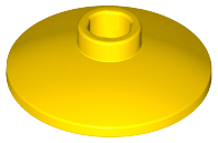 Dish 2 x 2 Inverted (Radar), 4740 Yellow U