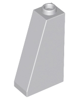 Slope 75 2 x 1 x 3 - Hollow Stud, 4460b Light Bluish Gray N