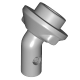 Bar 1L with Angled Hollow Stud, 65578 Light Bluish Gray U