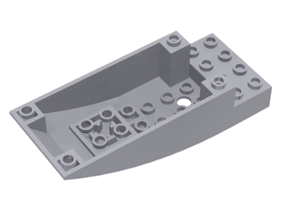 Cockpit 10 x 4 x 2 Curved, 47846 Light Bluish Gray U