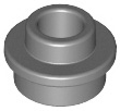 Plate, Round 1 x 1 with Open Stud, 85861 Dark Bluish Gray N