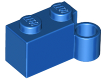 Hinge Brick 1 x 4 Swivel Base, 3831 Blue N