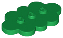 Tile, Modified 3 x 5 Cloud, 35470 Green N