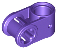 Technic, Axle and Pin Connector Perpendicular, 6536 Dark Purple U