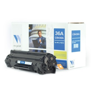 Картридж тонер NV-print для принтеров HP CB436A Black черный