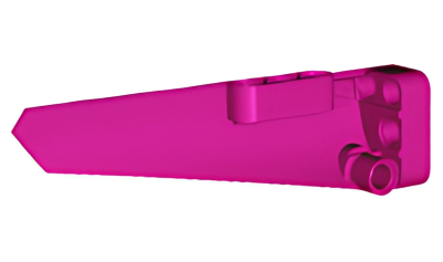 Деталь LEGO Technic, Panel Fairing # 6 Long Smooth, Side B 64393 Magenta N