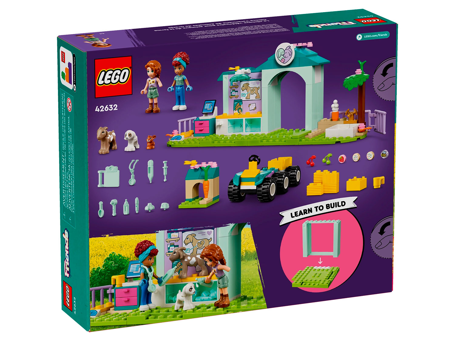 Конструктор LEGO Friends 42632 Ветеринарная клиника для животных на ферме