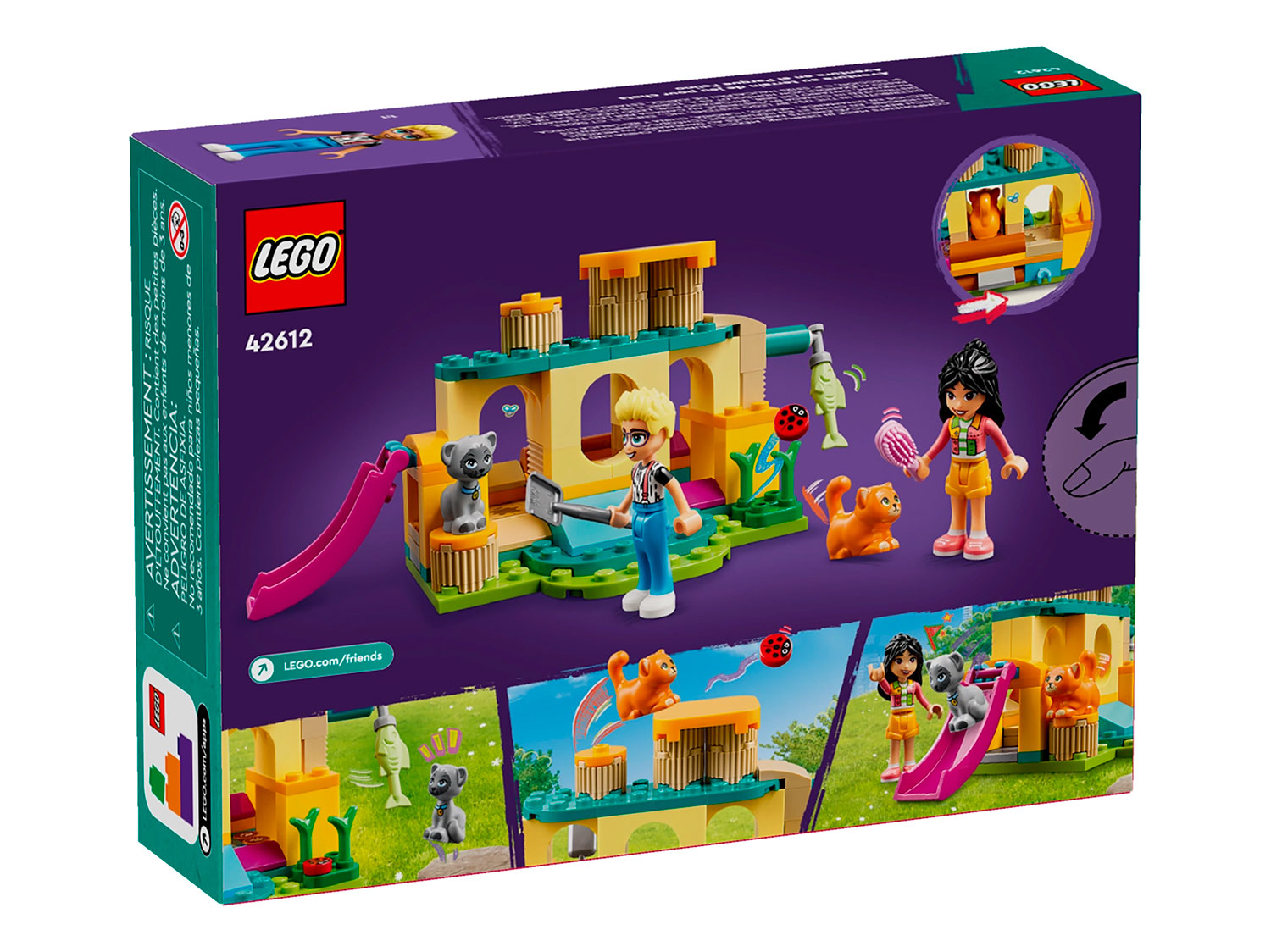 Конструктор LEGO Friends 42612 Приключение на кошачьей игровой площадке в  магазине Shop-device