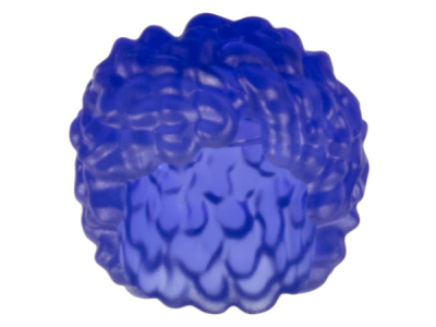 Minifigure, Hair Curly, Bushy, Hole on Top, 5108 Trans-Purple N
