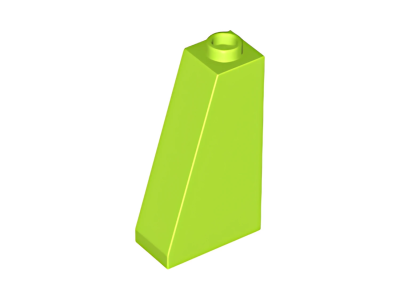 Деталь LEGO Lego Slope 75 2 x 1 x 3 - Hollow Stud 4460b Lime U