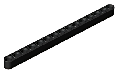 Деталь LEGO  Technic, Liftarm Thick 1 x 15 32278 (50688, 64871) Black U