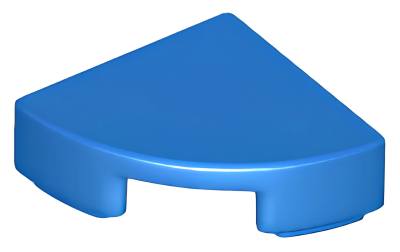 Деталь LEGO Lego Tile, Round 1 x 1 Quarter 25269 (6302961) Blue U