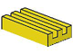 Tile, Modified 1 x 2 Grille (Undetermined Type), 2412 Yellow N