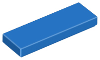 Tile 1 x 3, 63864 Blue N
