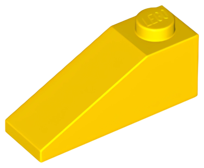 Деталь LEGO Lego Slope 33 3 x 1 4286   Yellow U