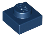 Plate 1 x 1, 3024 Dark Blue N