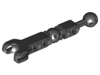 Hero Factory Arm / Leg with Ball Joint on Axle and Ball Socket and 4 Pin Holes, 90605 Black U