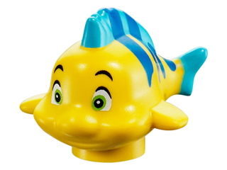 Рыба Lego 15679pb03 Fish, The Little Mermaid with Blue Stripes U Yellow U