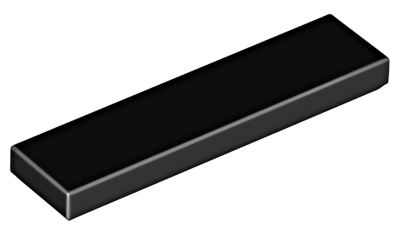 Деталь LEGO Tile 1 x 4 2431 (35371, 75703, 91143, 100687) Black U