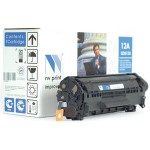 Картридж тонер NV-print для принтеров HP Q2612A Black черный