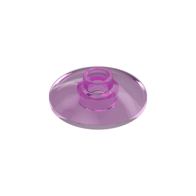 Dish 2 x 2 Inverted (Radar), 4740 Trans-Pink U