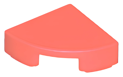 Деталь LEGO Lego Tile, Round 1 x 1 Quarter 25269 (6250022) Coral U