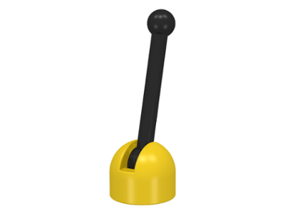 Antenna Small Base with Black Lever (4592 / 4593), 4592c02 Yellow U