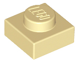 Plate 1 x 1, 3024 Tan N