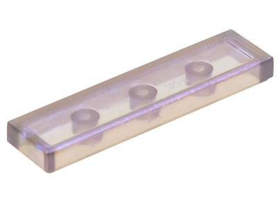 Деталь LEGO Tile 1 x 4 2431 (35371, 75703, 91143, 100687) Satin Trans-Brown U