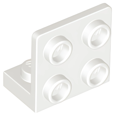 Деталь Lego Скоба Bracket 1 x 2 - 2 x 2 Inverted 99207 White N