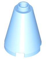 Cone 2 x 2 x 2 - Open Stud, 3942c Bright Light Blue U