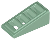 Slope 18 2 x 1 x 2/3 with Grille, 61409 Sand Green N