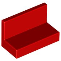 Panel 1 x 2 x 1, 4865 Red U