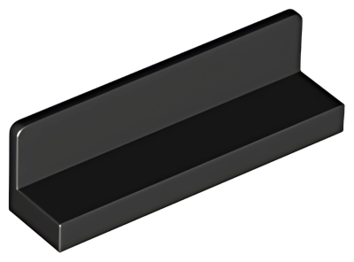 Деталь LEGO  Lego Panel 1 x 4 x 1 30413 (15207, 35255, 43337) Black U