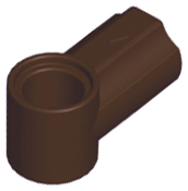 Technic, Axle and Pin Connector Angled #1, 32013 Dark Brown U