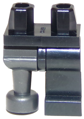 Hips and 1 Black Left Leg, 1 Pearl Dark Gray Pirate Peg Leg, 970d12 Black U