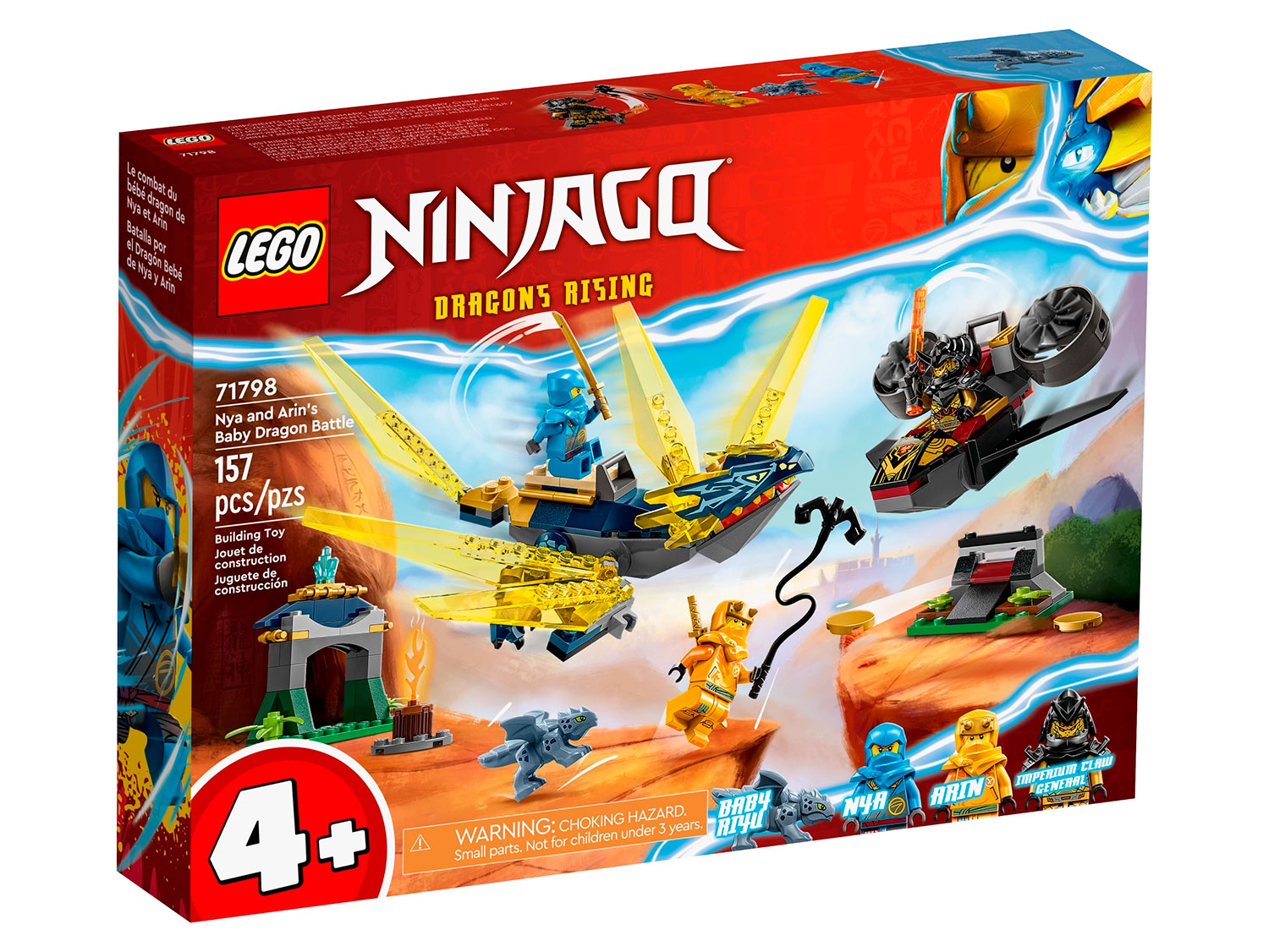 Конструктор Lego Ninjago 71798 Битва детеныша дракона Нии и Арин в магазине  Shop-device