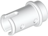 Technic, Pin 1/2 without Friction Ridges, 4274 White N