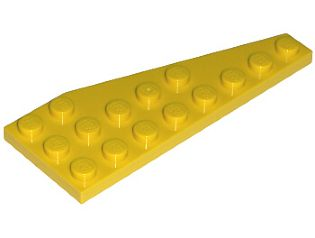 Wedge, Plate 8 x 3 Pentagonal Left, 50305 Yellow U