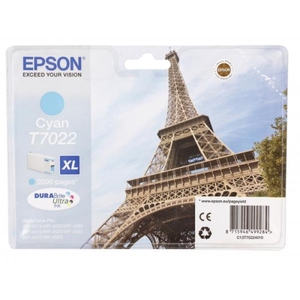 Картридж Epson T7022 Cyan Голубой C13T70224010